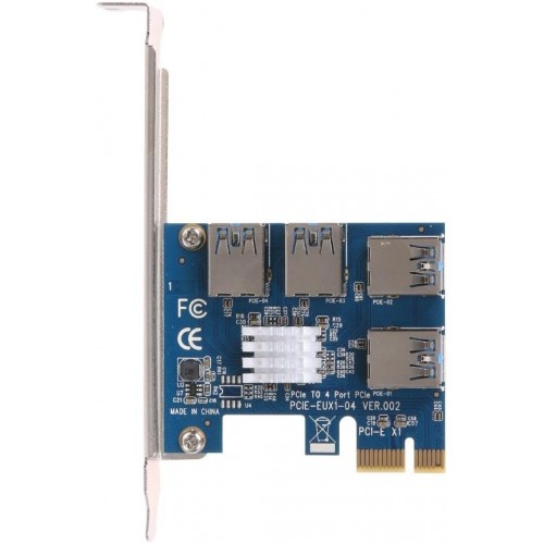 Расширитель 1 PCI-E  на 4 PCI-E (USB3.0)